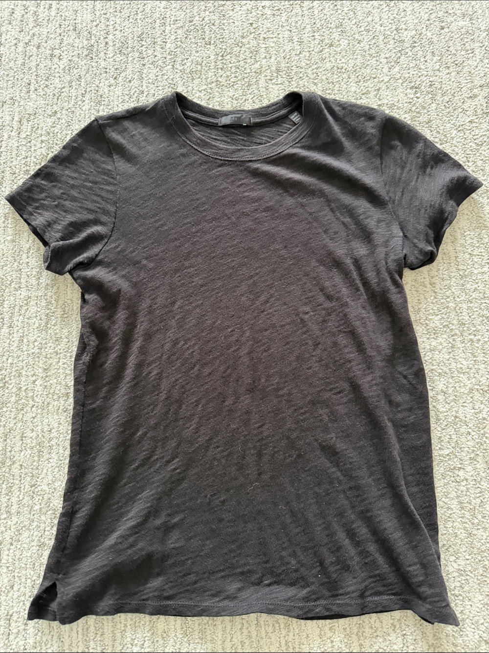 ATM Anthony Thomas Melillo Black Short Sleeve Crew Tee